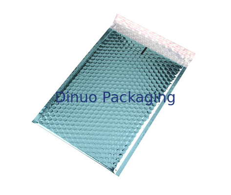 Taille métallique des enveloppes matelassées 360x460 #A3 d'annonces de bulle de couleur de turquoise