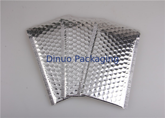 Les sacs à bulles métalliques adaptés aux besoins du client d'aluminium ont coloré le #E des enveloppes 215x260mm d'expédition