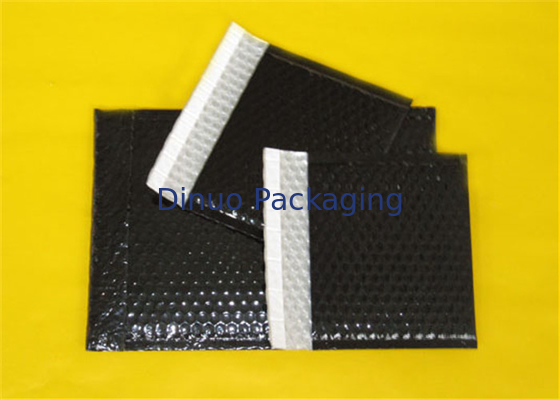 CHOYEZ les enveloppes rayées par bulle noire, résistance aux chocs de la taille 0 d'annonces de la bulle 6x10