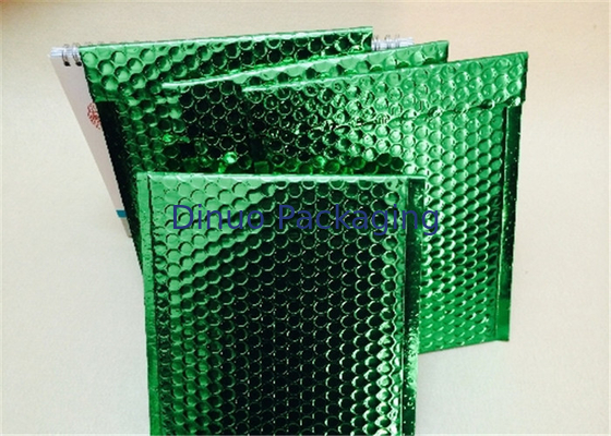Annonces capitonnées par coup d'oeil métallique, sacs à bulles métalliques d'aluminium pour la livraison express