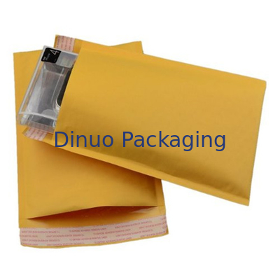 Papier d'emballage jaunissent l'enveloppe d'enveloppe de bulle/le #D UV de la preuve 175x260mm d'annonces papier d'emballage