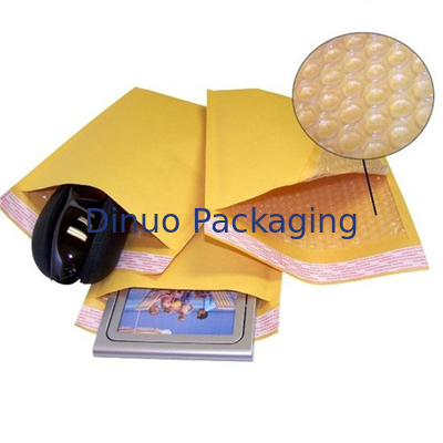 Papier d'emballage jaunissent l'enveloppe d'enveloppe de bulle/le #D UV de la preuve 175x260mm d'annonces papier d'emballage