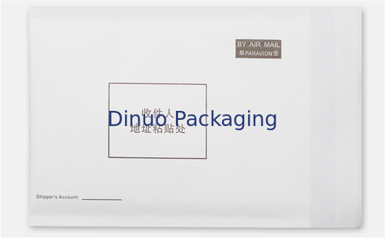 #C blanc des annonces 45x210mm de bulle de Papier d'emballage, enveloppes faites sur commande d'annonce de bulle