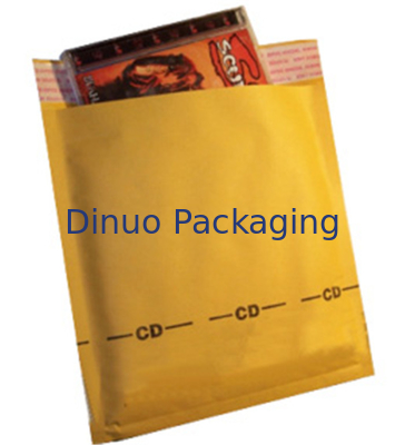 Enveloppe de paquet d'expédition de Papier d'emballage avec la résistance aux chocs intérieure d'enveloppe de bulle