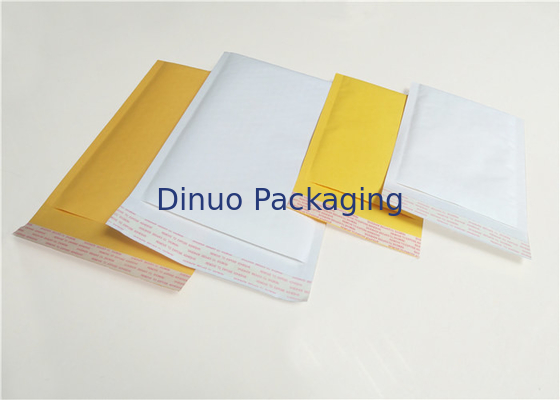 Annonces de bulle de Papier d'emballage de la taille 4 d'expédition, enveloppes de expédition blanches/jaune 9,5" X14 »