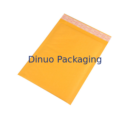 Papier d'emballage jaunissent les enveloppes de bulle/#B capitonné des sacs 115x210mm d'emballage de messager