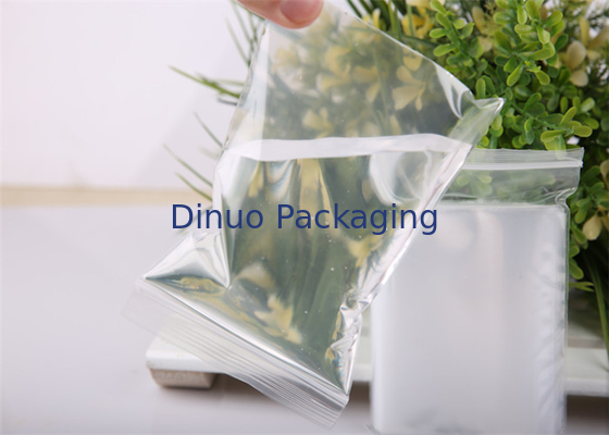 Sachets en plastique clairs zip-lock étanches de PE #100*160mm pour l'emballage liquide