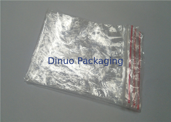 Poches transparentes adaptées aux besoins du client de polyéthylène de sachets en plastique de PE pour l'usage de paquet