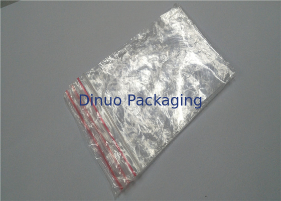 Poches transparentes adaptées aux besoins du client de polyéthylène de sachets en plastique de PE pour l'usage de paquet