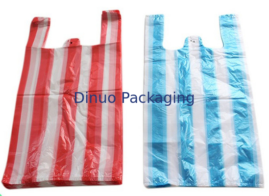 Sacs à provisions en plastique faits sur commande, sachets en plastique colorés de polypropylène pendant la vie quotidienne