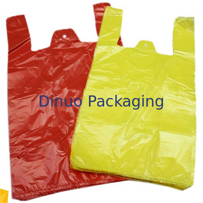 Sacs à provisions en plastique faits sur commande, sachets en plastique colorés de polypropylène pendant la vie quotidienne