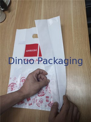 Sacs à provisions de empaquetage imprimés par coutume biodégradable de vêtement de sacs 265x360mm