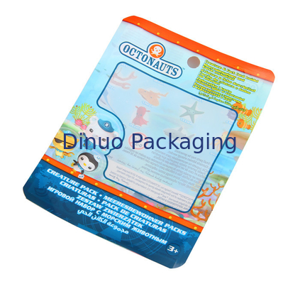 La coutume colorée multi a imprimé des sacs d'emballage 5" » LDPE de #00 X10 matériel