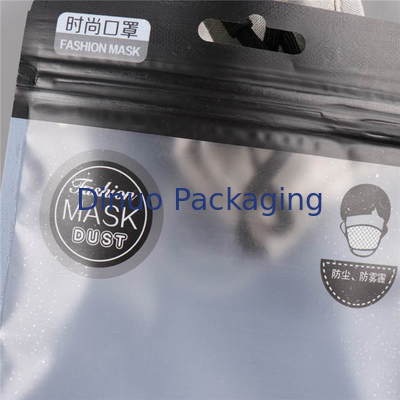 Le fond plat rescellable tiennent les sacs zip-lock pour l'emballage médical de masque