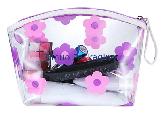 Sac de tirette de PVC imprimé par coutume de Coloreful, sac cosmétique de voyage d'emballage