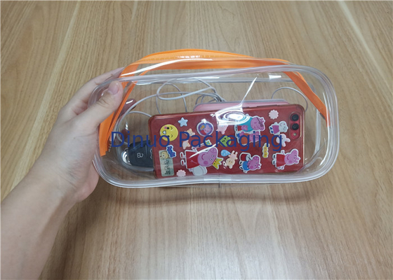 Sachets en plastique zip-lock réutilisables promotionnels de PVC pour emballer les nécessités quotidiennes