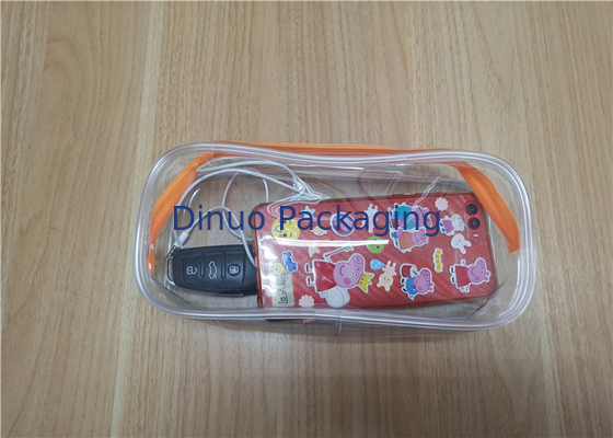 Sachets en plastique zip-lock réutilisables promotionnels de PVC pour emballer les nécessités quotidiennes