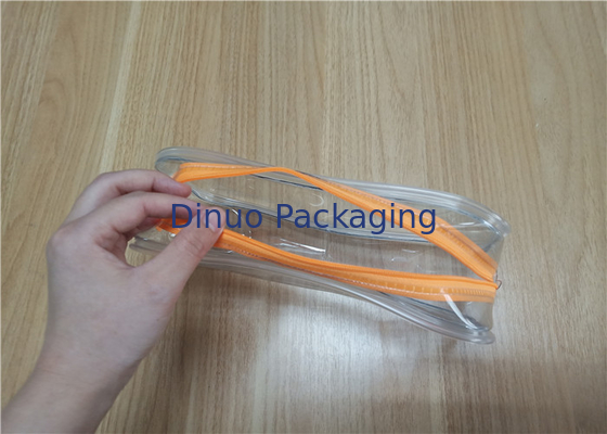 Sachets en plastique zip-lock réutilisables promotionnels de PVC pour emballer les nécessités quotidiennes