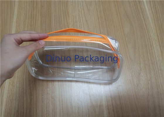 Sachets en plastique zip-lock réutilisables promotionnels de PVC pour emballer les nécessités quotidiennes