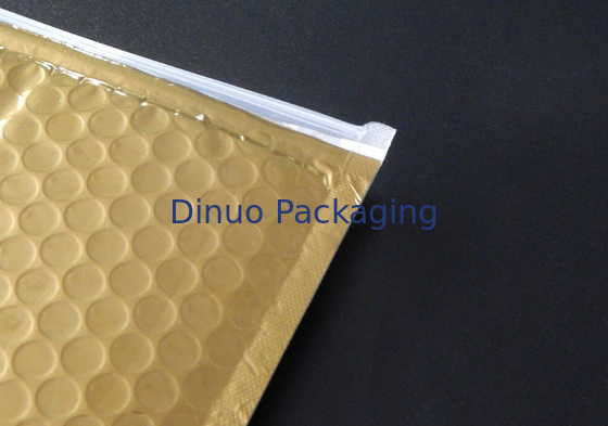 Sachet en plastique mat de tirette de sac à bulles d'or de glissière de tirette d'emballage d'étoile pour des cadeaux