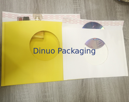 Papier biodégradable et compostable de l'annonce 100% aucune enveloppe matelassée en plastique de coussin de papier extérieur