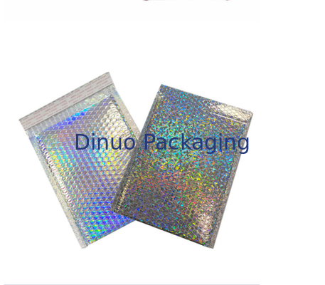 L'envoi olographe d'expédition d'aluminium de bulle met en sac les enveloppes matelassées métalliques