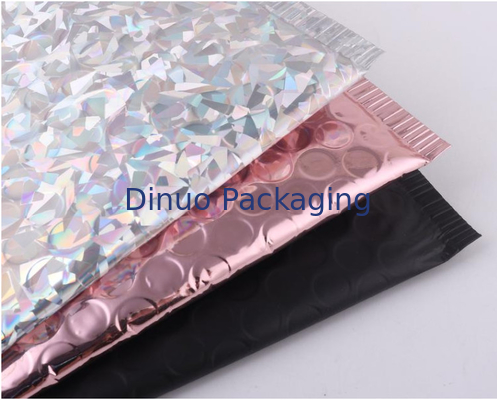 L'envoi olographe d'expédition d'aluminium de bulle met en sac les enveloppes matelassées métalliques