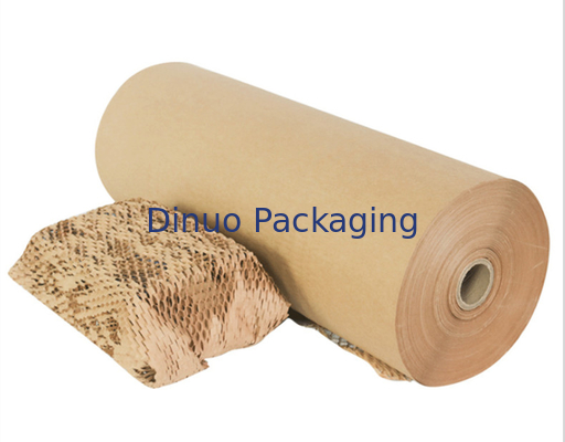 papier d'emballage de nid d'abeilles de 50cm*120m Brown recyclable