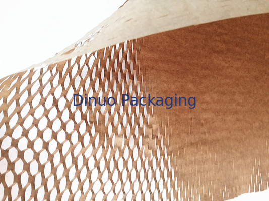 papier d'emballage de nid d'abeilles de 50cm*120m Brown recyclable