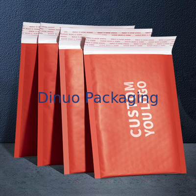 Mailer de papier Kraft naturel brun 6 couleurs d'impression d'emballage écologique Mailer conçu pour la livraison sûre des produits