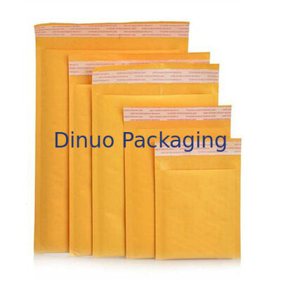Taille standard 7 Kraft Bubble Mailers Logo personnalisé Expédition express Emballage de protection durable Enveloppes pour sécuriser