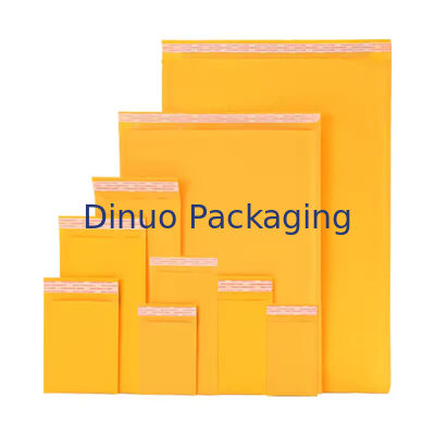 Express Kraft Bubble Mailers Tailles différentes Logo personnalisé Enveloppes rembourrées durables pour des besoins d'emballage et d'expédition sûrs