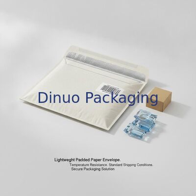 Enveloppe en papier rembourrée légère Résistance à la température Conditions d'expédition standard appropriées Solution d'emballage sécurisé