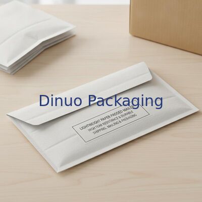 Enveloppe légère en papier rembourrée courrier blanc haute résistance aux larmes Durable Convient pour l'expédition
