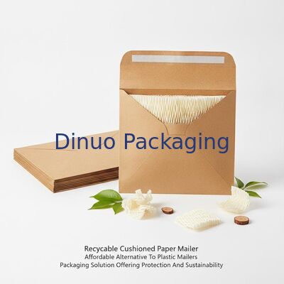 Enveloppe matelassée en papier recyclable Alternative abordable aux enveloppes en plastique Solution d'emballage offrant protection et durabilité