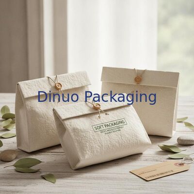 Pochette de protection en papier souple, emballage recyclable et écologique, solution d'emballage durable idéale pour les applications d'expédition et de stockage